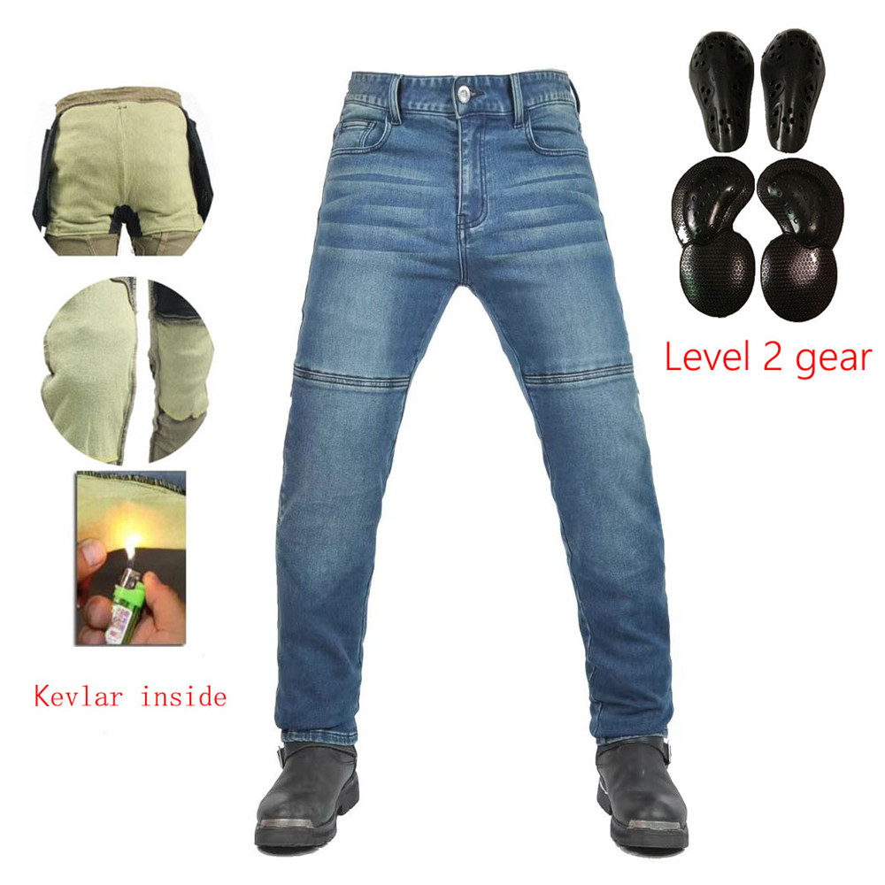 Men'S Shoes For Jeans - Motorcycle Riding Jeans Pants Soft elastic