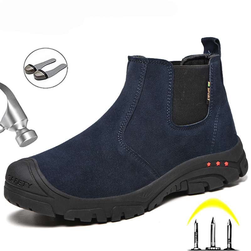 Chelsea Boots Suede - Work & Safety Boots Indestructible Shoes