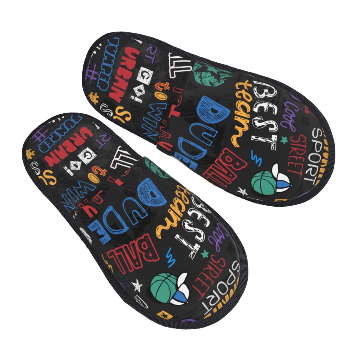 Men'S Shoes Basketball - Indoor Basketball Warm Slippers Home Plush