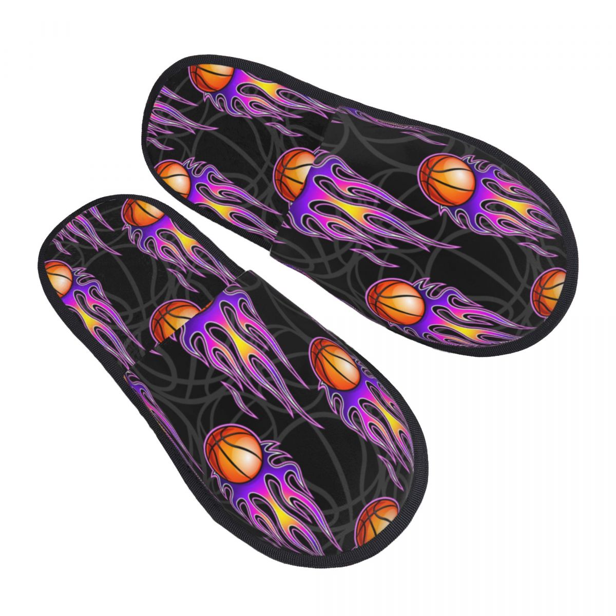Men'S Shoes Basketball - Indoor Basketball Balls And Hotrod Flames