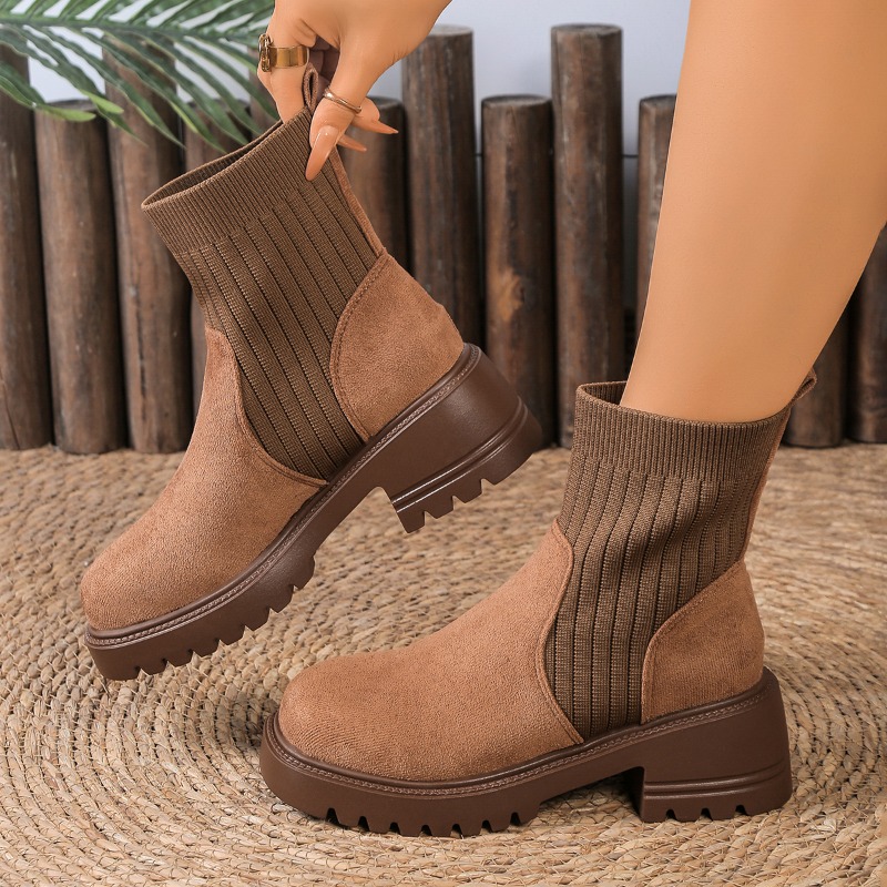 Chelsea Boots Suede - 2025 Autumn Winter Fashion Women's Chelsea
