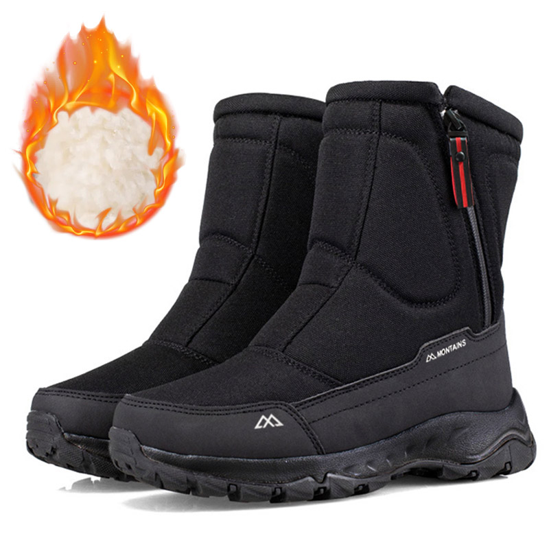 Men'S Shoes Zipper - Men's Winter Waterproof Insulated Shell Warm