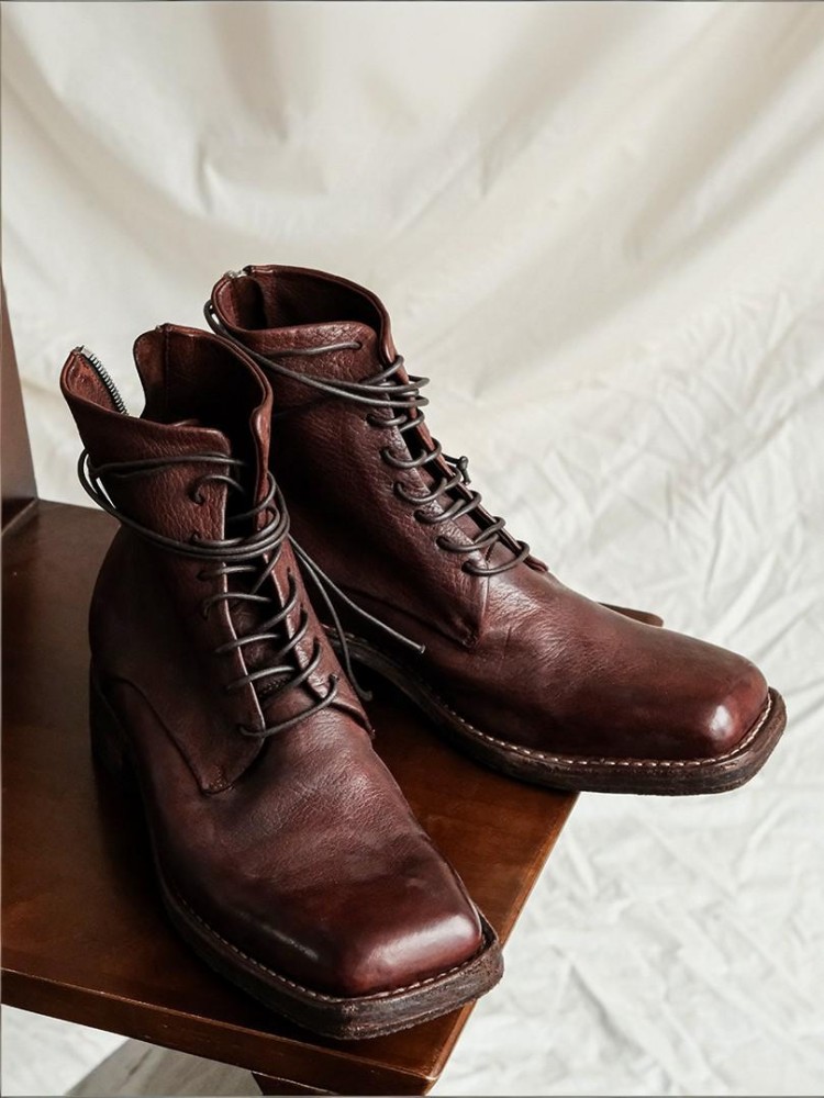 Retro Fashion Male Zipper Genu - Men'S Shoes Zipper recension och pris
