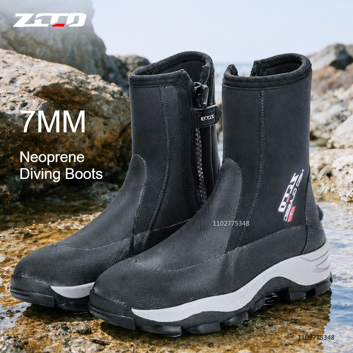 New 7MM Neoprene Diving Boots  - Men'S Shoes Water Resistant recension och pris