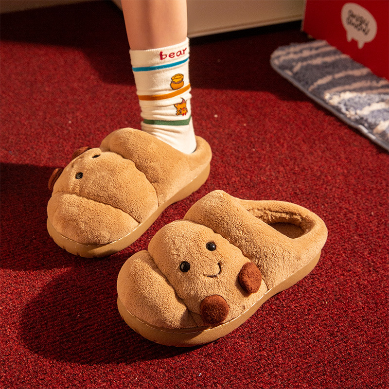 Cute Cartoon Fluffy Slippers F - Men'S Shoes To Women'S Size recension och pris