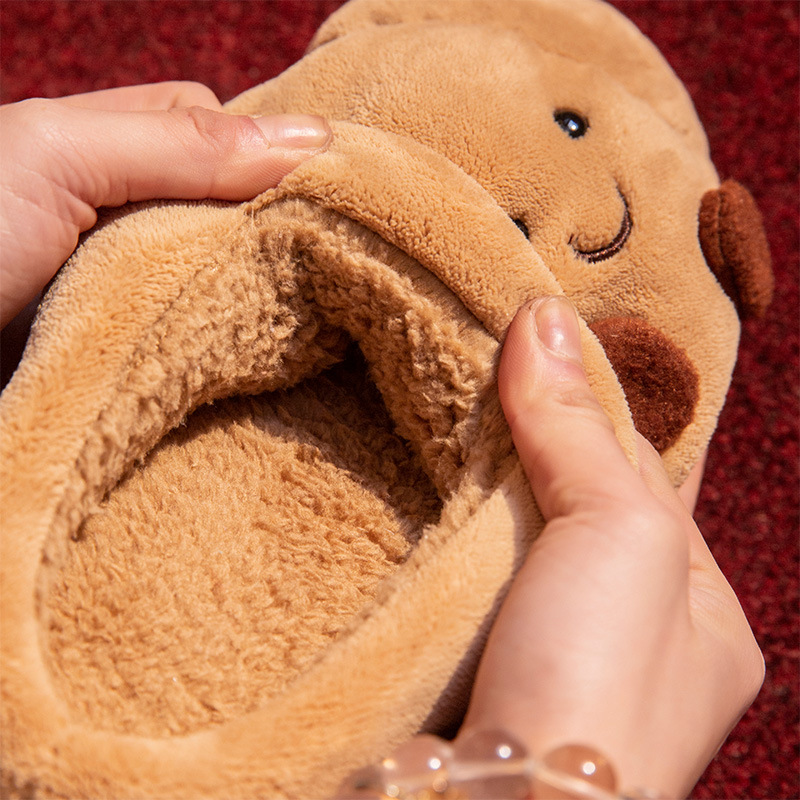 Cute Cartoon Fluffy Slippers F - Men'S Shoes To Women'S Size recension och pris