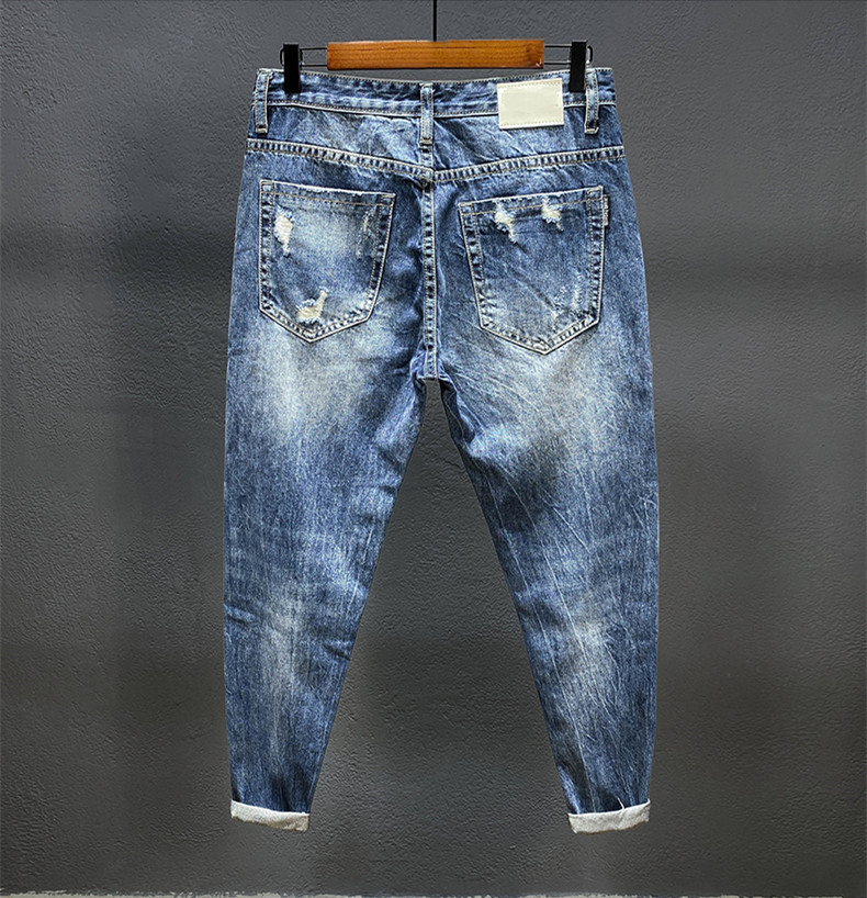 Nine-point jeans with holes fo - Men'S Shoes For Jeans recension och pris