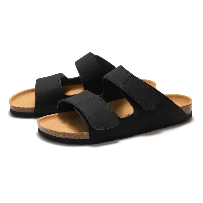 New Summer Men Suede Cork Flip - Men'S Shoes Water Resistant recension och pris