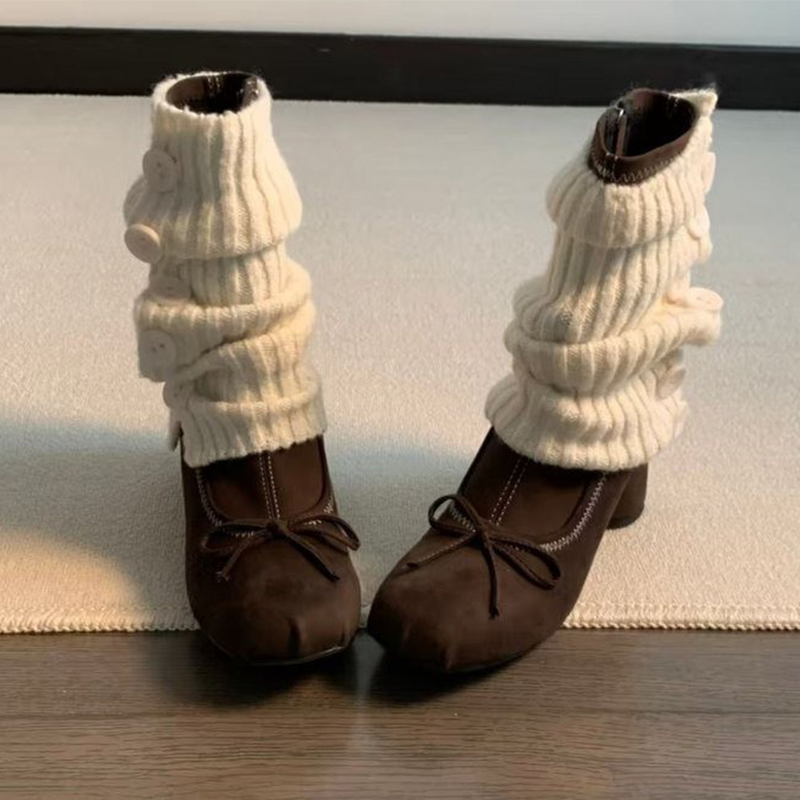 Bow High Heels Women Boots New - Chelsea Boots Suede recension och pris