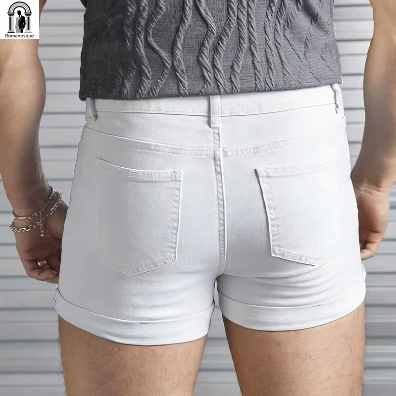Men's Sexy Slim Fit White Deni - Men'S Shoes For Jeans recension och pris