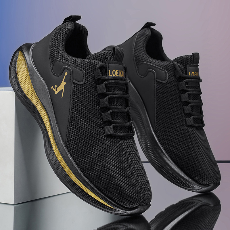 Men Running Sneakers Light Cus - Men'S Shoes Black And White recension och pris