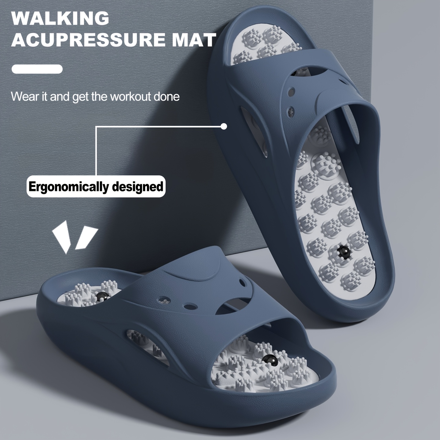 Women Men EVA Massage Slippers - Men'S Shoes To Women'S Size recension och pris