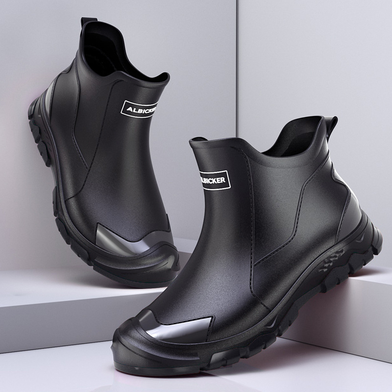 Men's Short Rain Boots Urban W - Men'S Shoes Water Resistant recension och pris