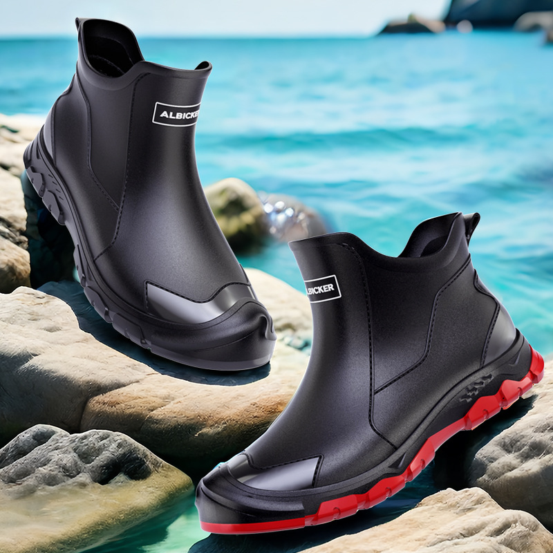Men's Short Rain Boots Urban W - Men'S Shoes Water Resistant recension och pris