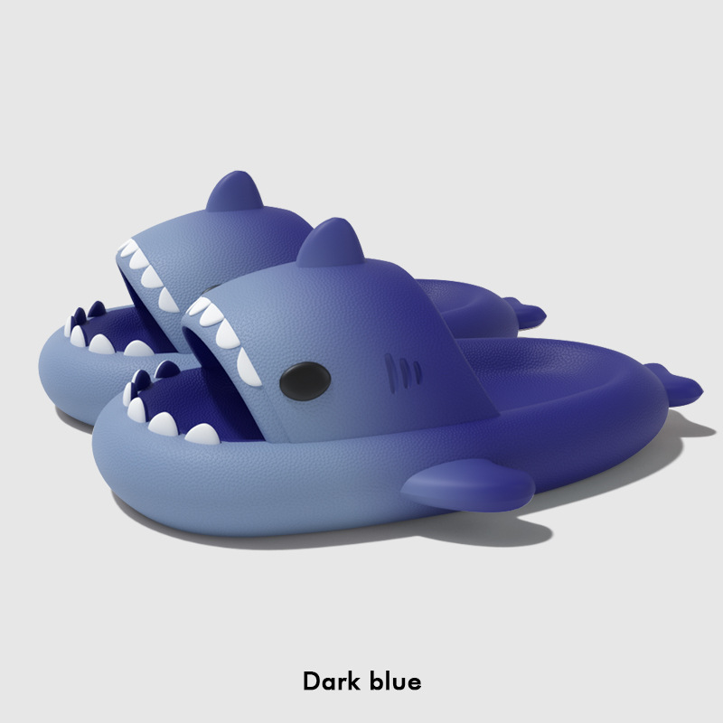 Cute Cartoon Shark Slippers Fo - Men'S Shoes To Women'S Size recension och pris