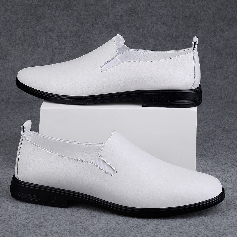 Simple White Soft Soled Comfor - Men'S Shoes Black And White recension och pris