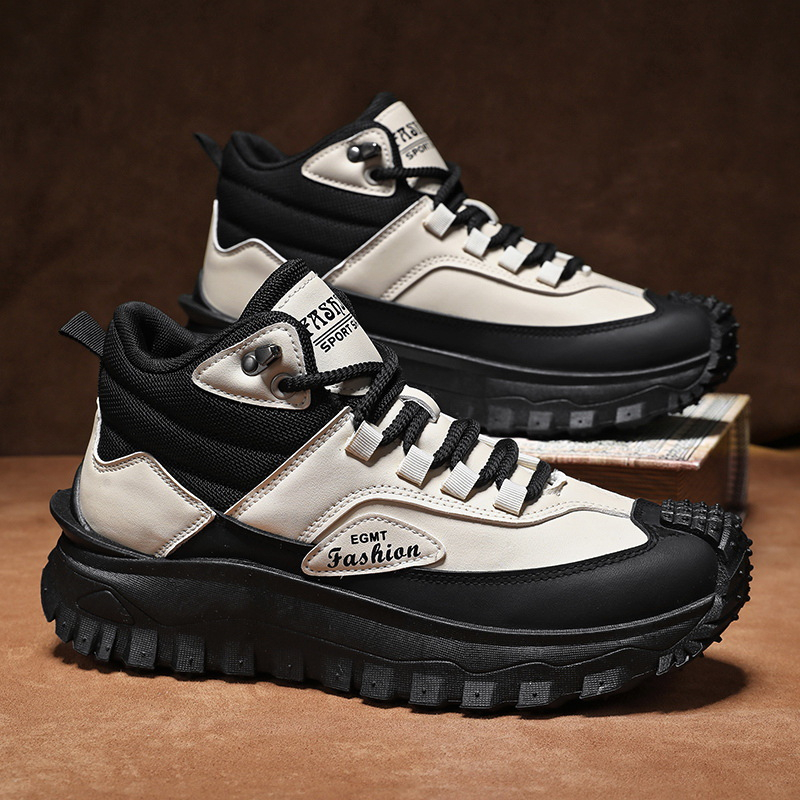 Men'S Black And White Mid Top  - Men'S Shoes Black And White recension och pris