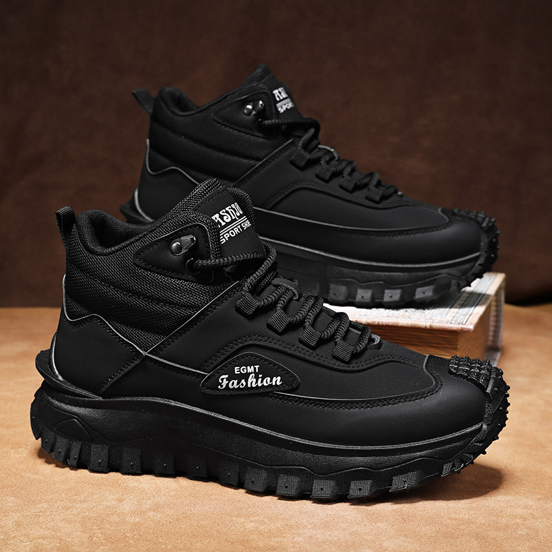 Men'S Black And White Mid Top  - Men'S Shoes Black And White recension och pris