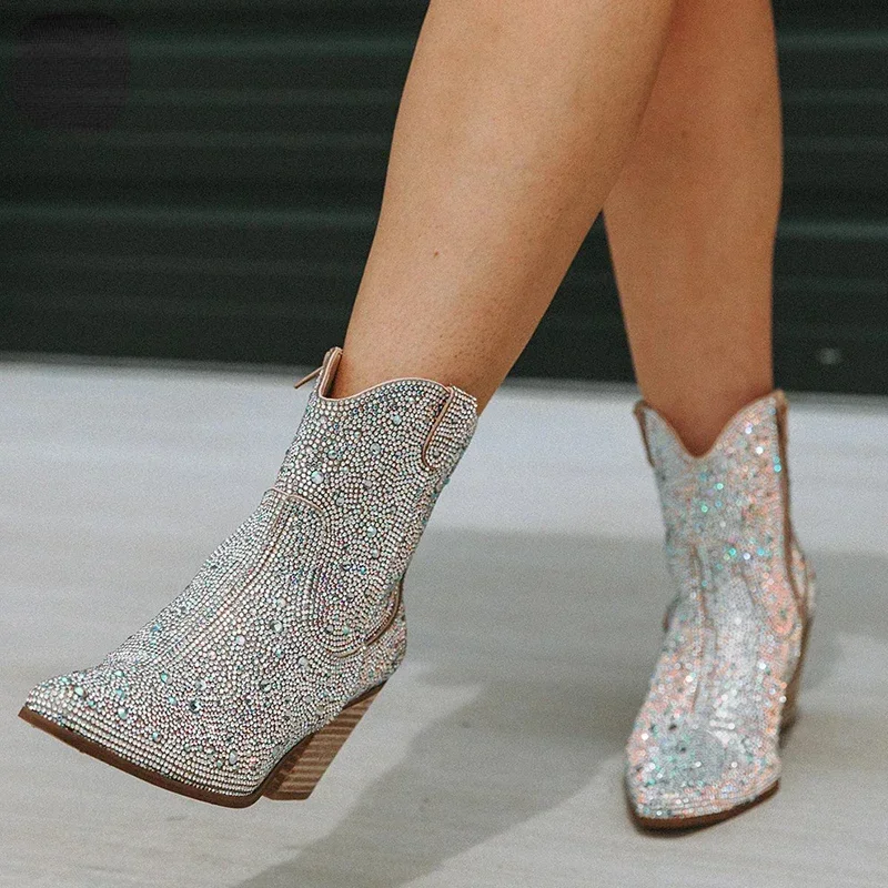 Western Cowboy Boots Fashion W - Chelsea Boots Suede recension och pris