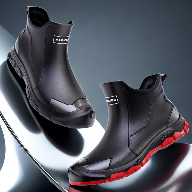 Men's Short Rain Boots Urban W - Men'S Shoes Water Resistant recension och pris