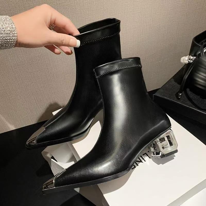 Brand Design Leather Custom V- - Chelsea Boots Suede recension och pris
