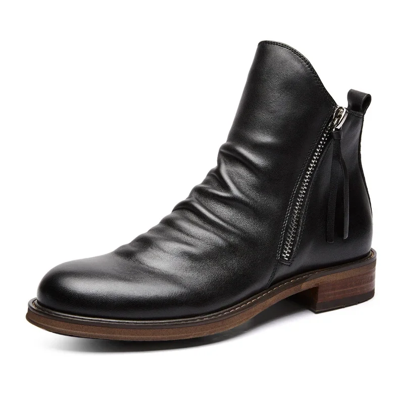 Fashion Men's Chelsea Boots Au - Men'S Shoes Zipper recension och pris