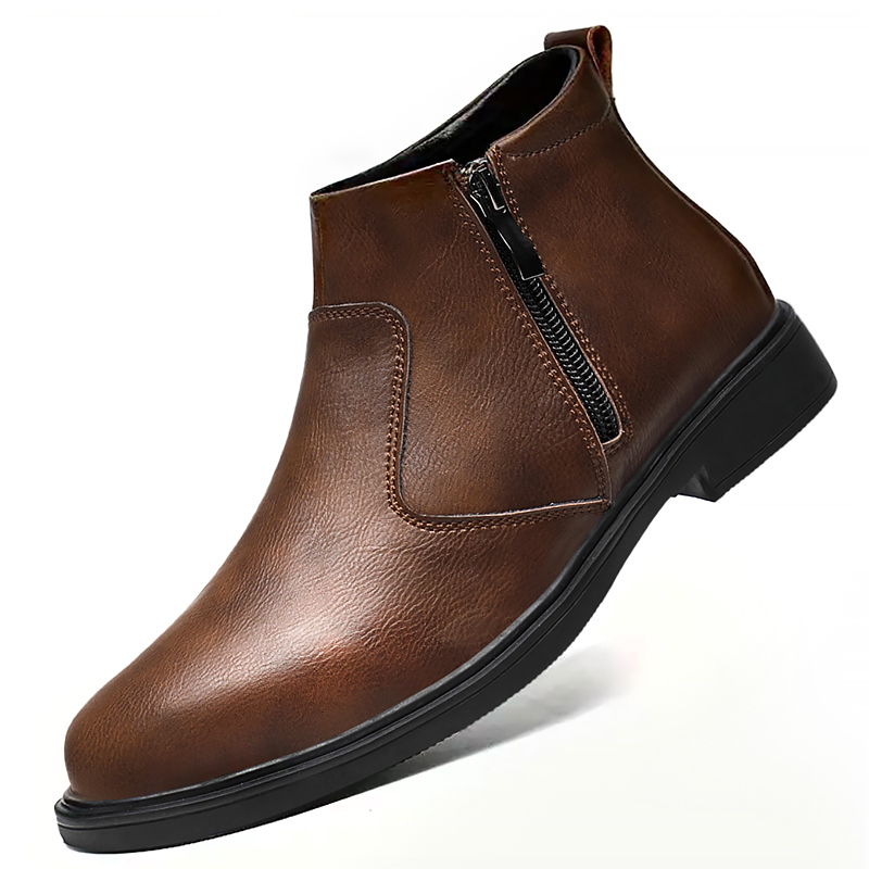 Autumn and Winter New High-Top - Men'S Shoes Zipper recension och pris