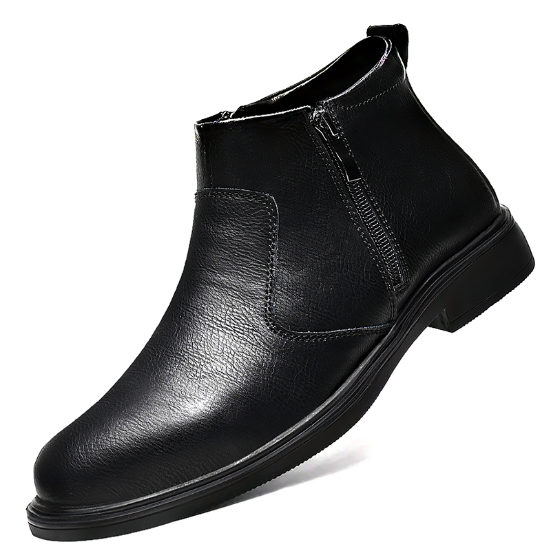 Autumn and Winter New High-Top - Men'S Shoes Zipper recension och pris