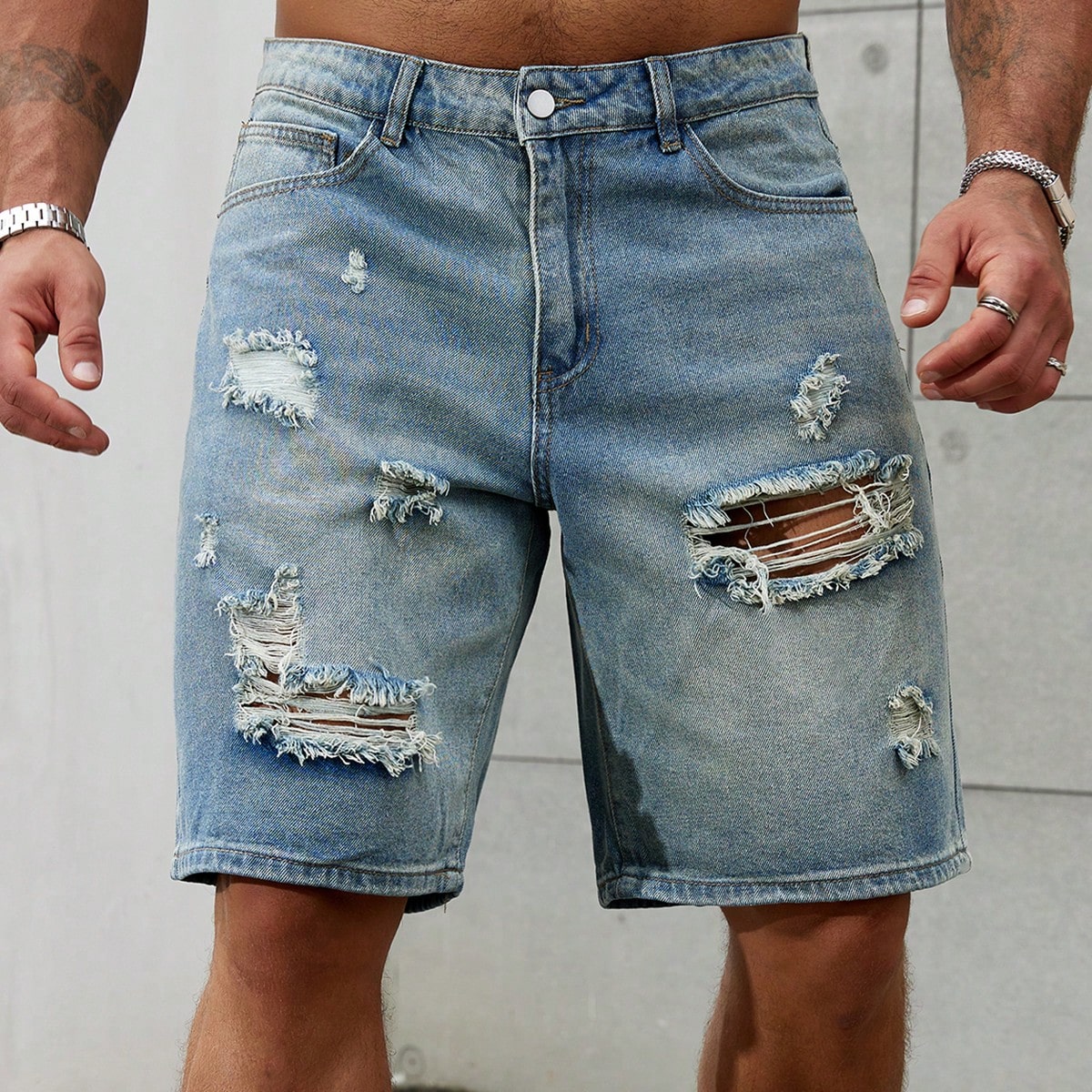 New Fashion Mens Ripped Short  - Men'S Shoes For Jeans recension och pris