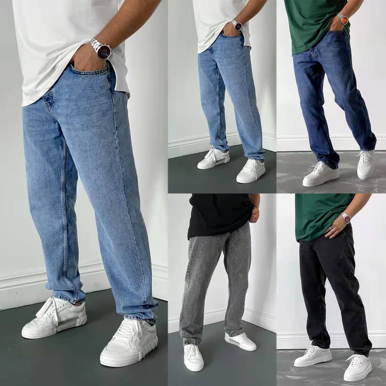 High-end Men's Slim Straight-l - Men'S Shoes For Jeans recension och pris