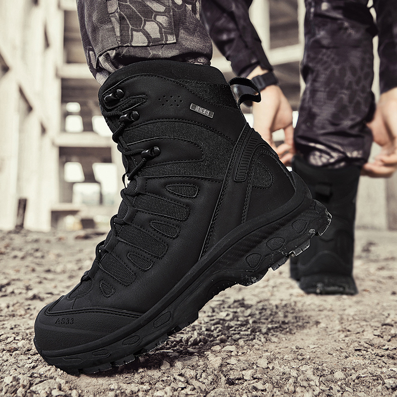 New Men Tactical Boots Militar - Men'S Shoes Zipper recension och pris