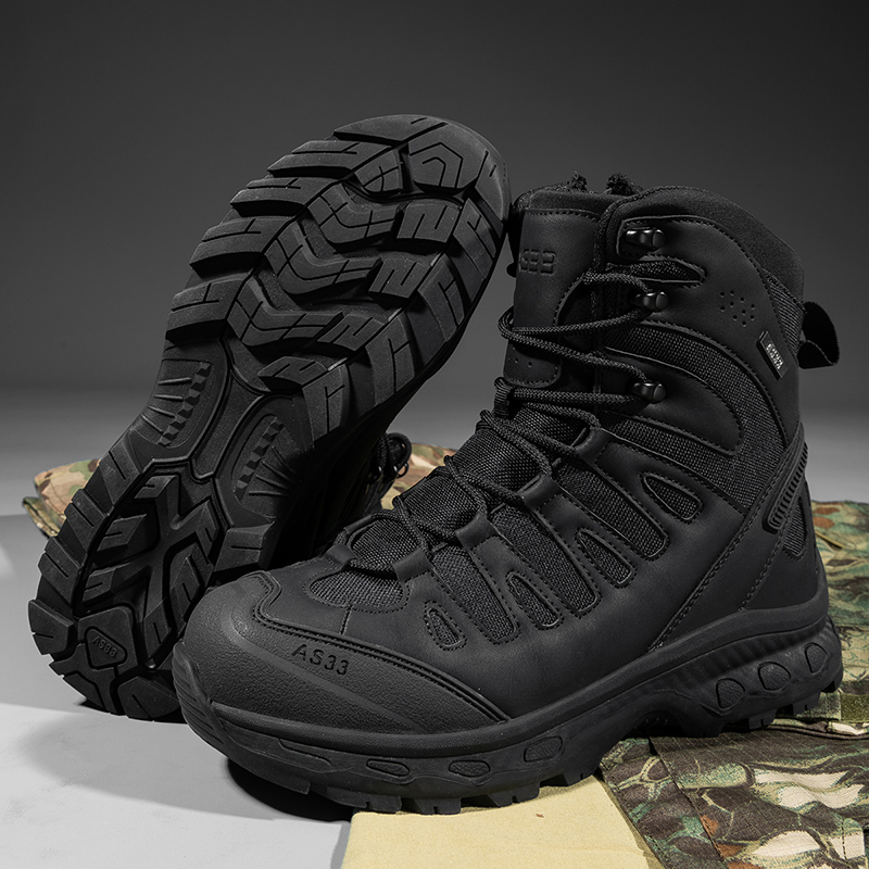 New Men Tactical Boots Militar - Men'S Shoes Zipper recension och pris