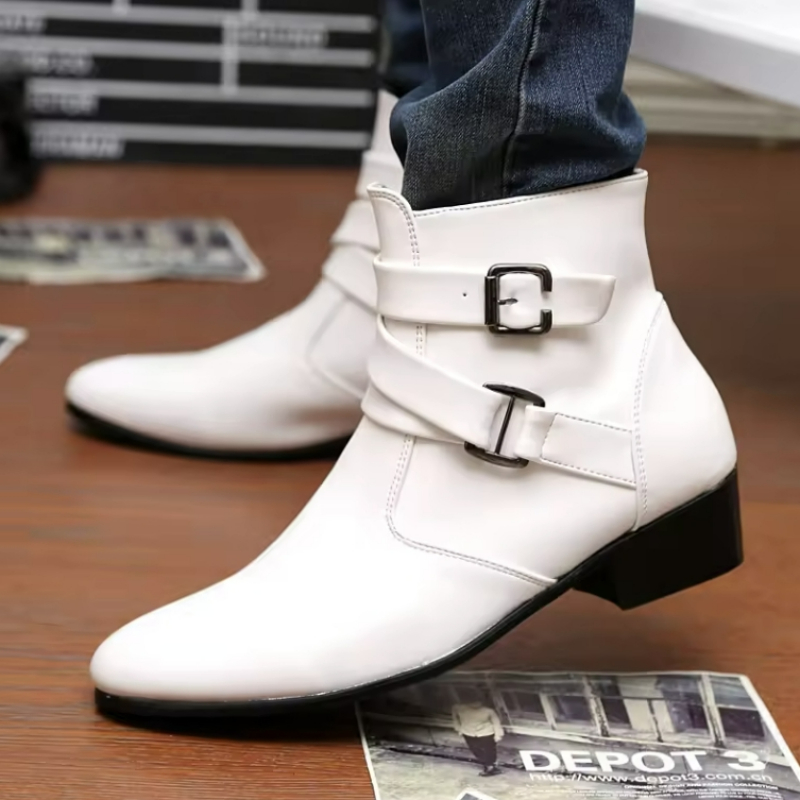 Luxury Men Boots Leather Chels - Chelsea Boots Suede recension och pris