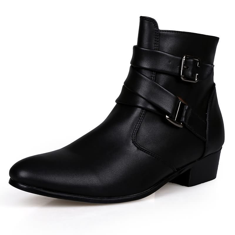 Luxury Men Boots Leather Chels - Chelsea Boots Suede recension och pris