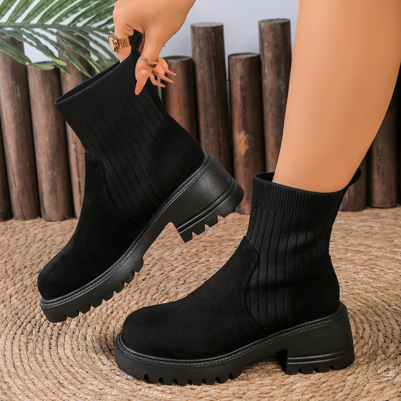 2025 Autumn Winter Fashion Wom - Chelsea Boots Suede recension och pris