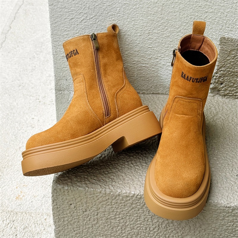 Winter Europe America Retro Th - Men'S Shoes Zipper recension och pris