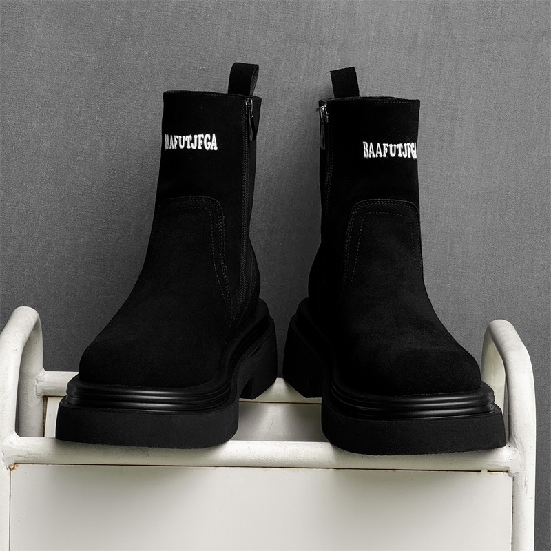 Winter Europe America Retro Th - Men'S Shoes Zipper recension och pris