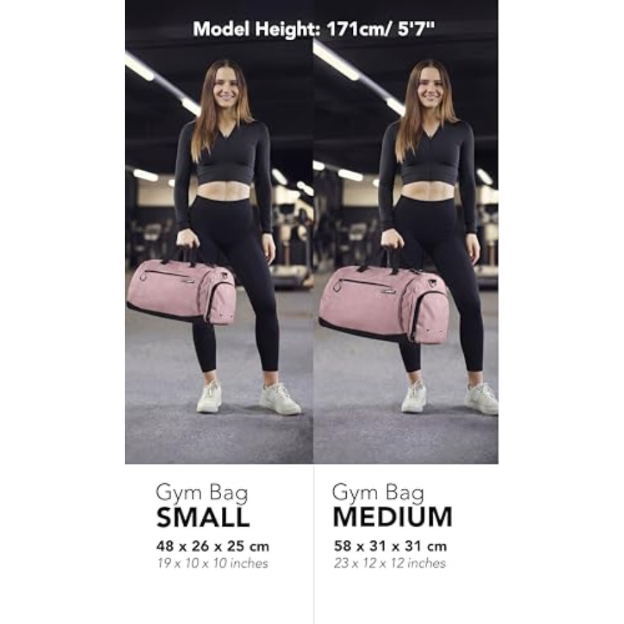 ® Gym Bag for Men and Women wi - Men'S Shoes To Women'S recension och pris