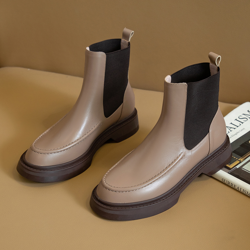 Hot Genuine Leather Women's Bo - Chelsea Boots Suede recension och pris
