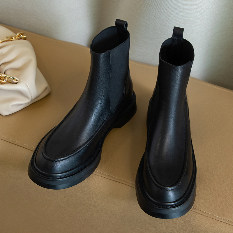 Hot Genuine Leather Women's Bo - Chelsea Boots Suede recension och pris