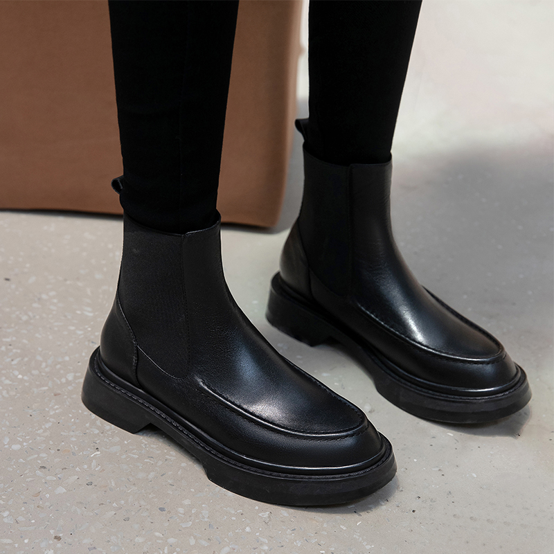 Hot Genuine Leather Women's Bo - Chelsea Boots Suede recension och pris