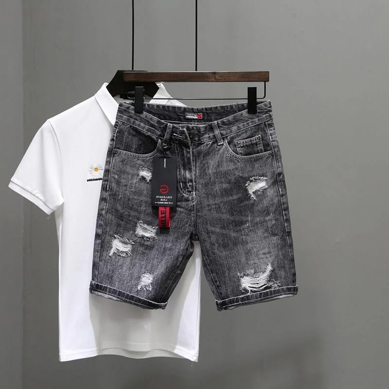 Men's Short Jeans Pants Black  - Men'S Shoes For Jeans recension och pris