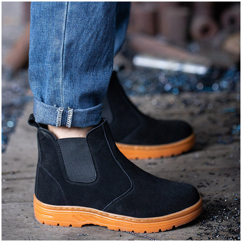 men's leisure steel toe caps w - Chelsea Boots Suede recension och pris
