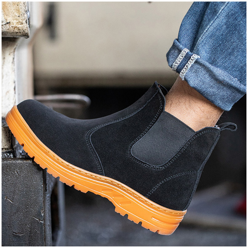men's leisure steel toe caps w - Chelsea Boots Suede recension och pris