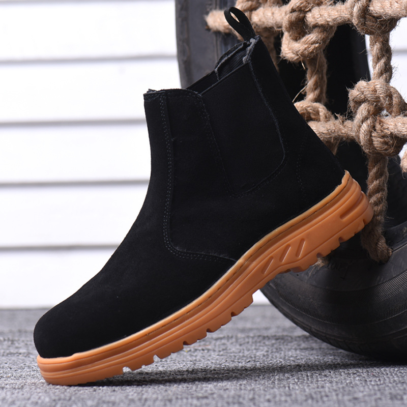 men's leisure steel toe caps w - Chelsea Boots Suede recension och pris