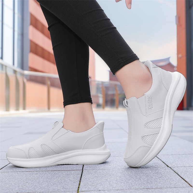 Women Men Nurse Work Shoes Bre - Men'S Shoes Black And White recension och pris