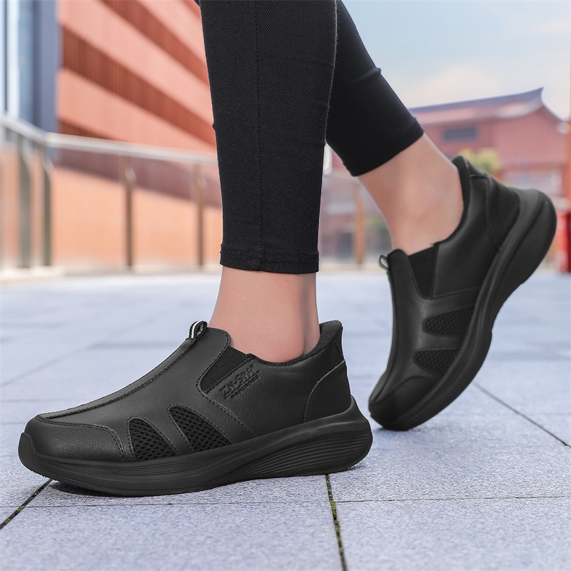 Women Men Nurse Work Shoes Bre - Men'S Shoes Black And White recension och pris