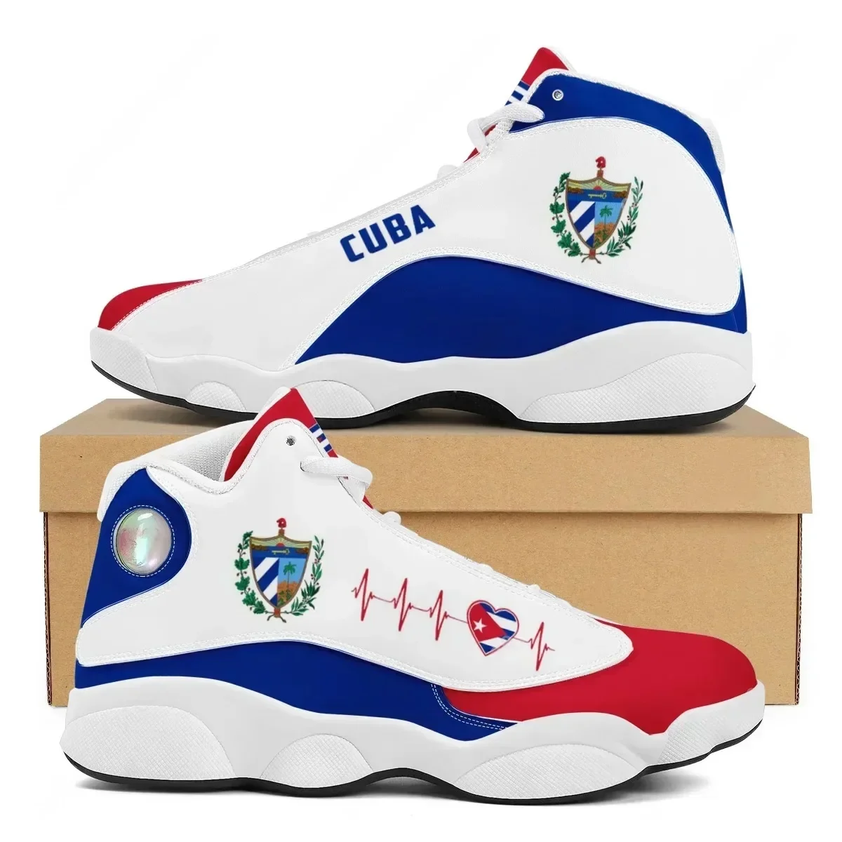 CUBA Flag Print Cool Men Baske - Men'S Shoes Basketball recension och pris
