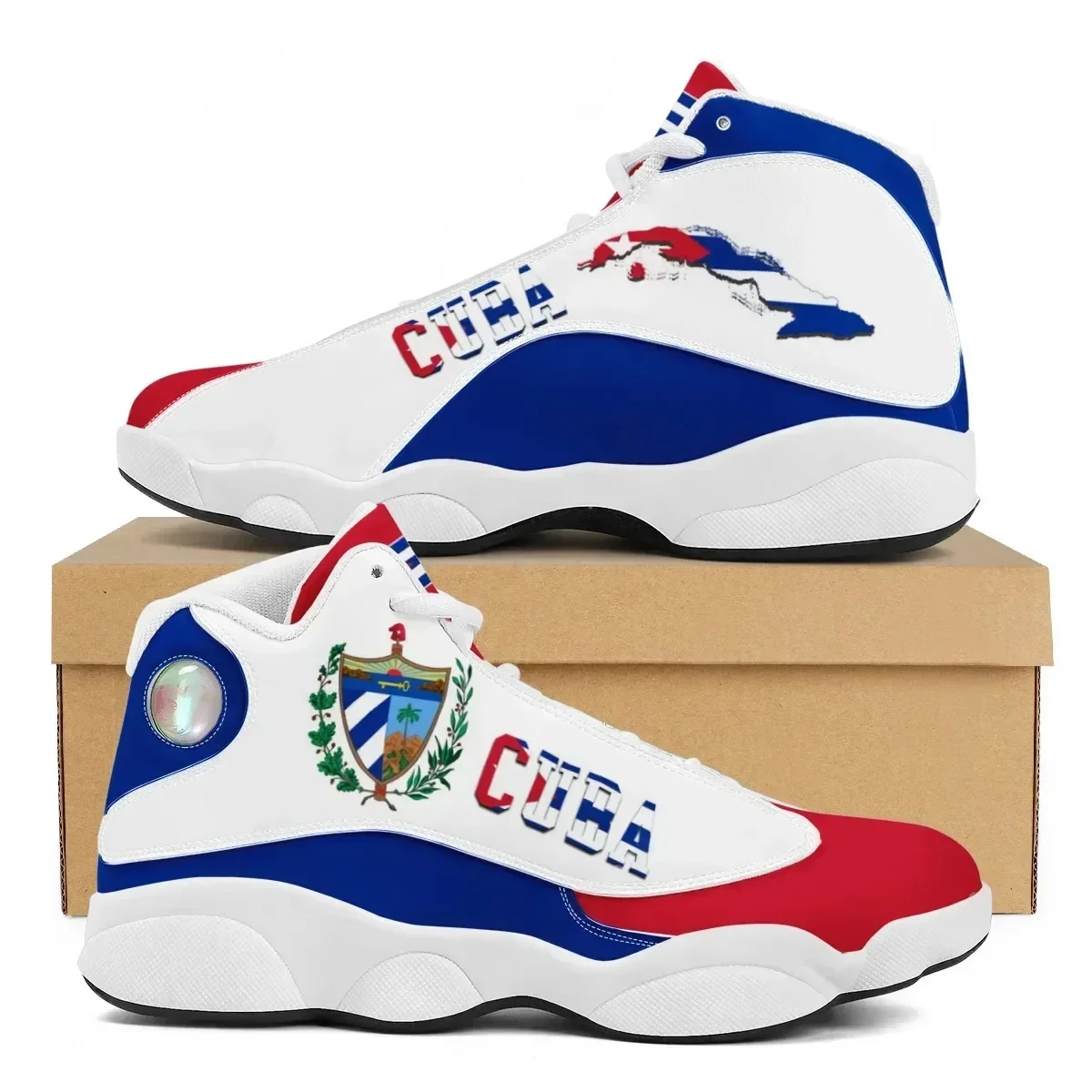 CUBA Flag Print Cool Men Baske - Men'S Shoes Basketball recension och pris