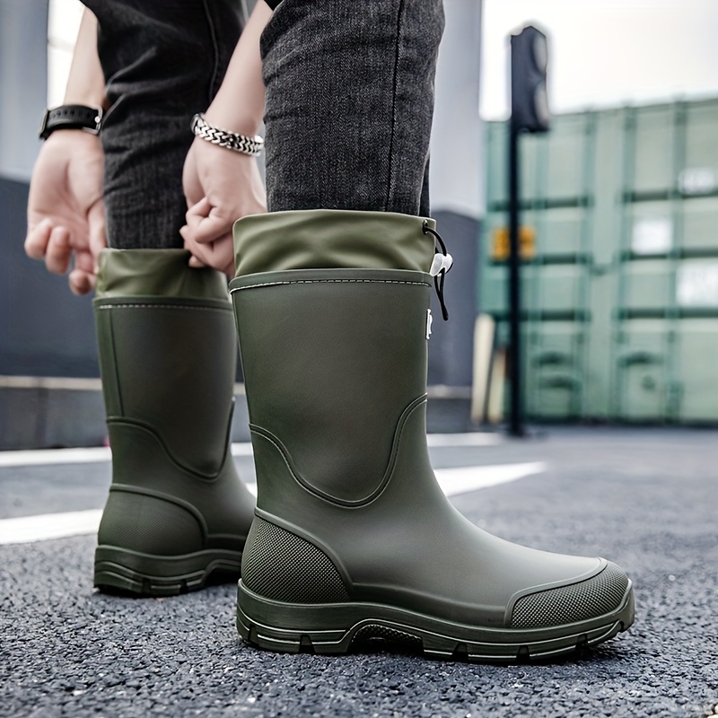 Men waterproof Rain Boots Mid  - Men'S Shoes Water Resistant recension och pris